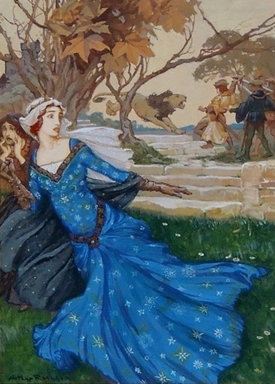 Guinevere Rescued by La Cote Male Taile