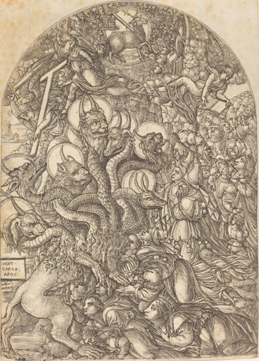 The Beast with Seven Heads and Ten Horns