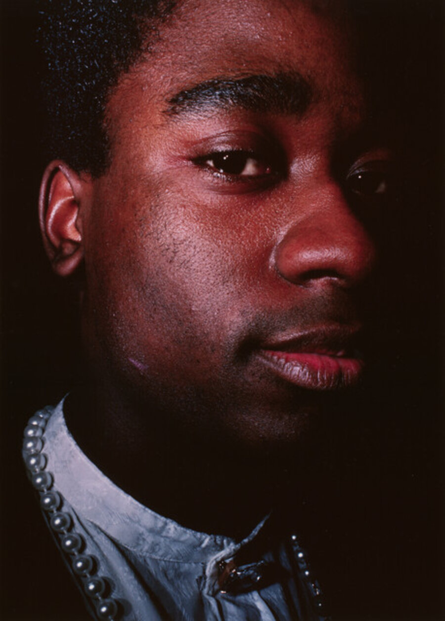 Black Man with Pearls