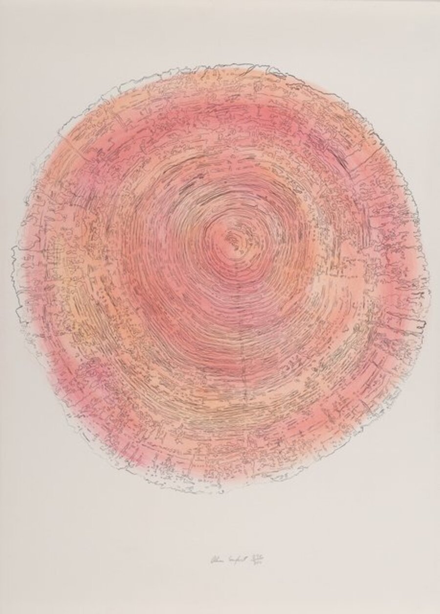 Tree Trunk Series-Pink I