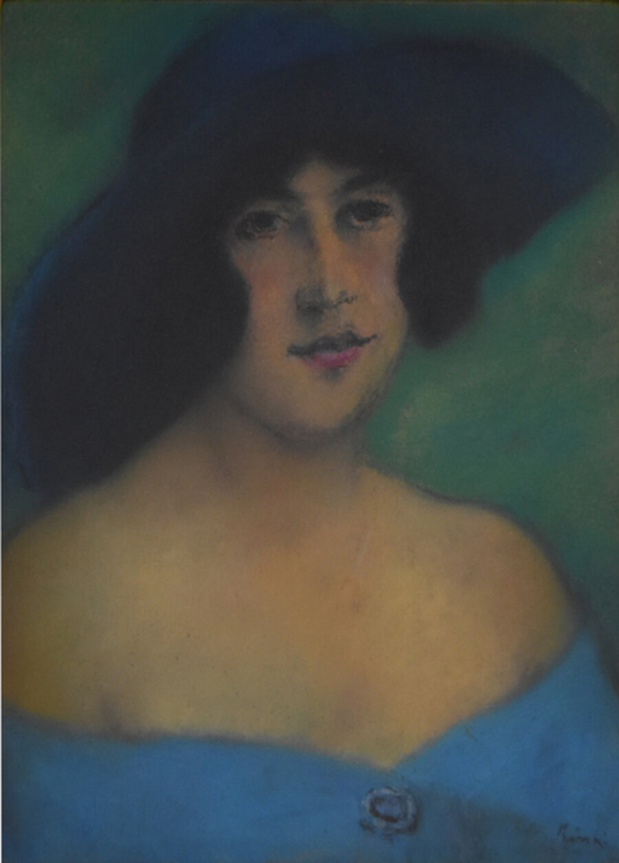 Portrait of Woman with a Hat