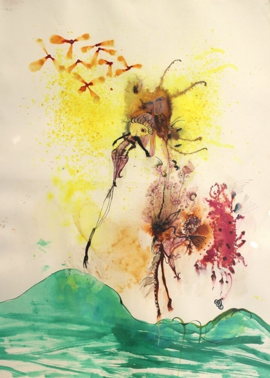 Fungi : it drew the friendliest types, magnetic to older types, those whose permissive personalities made permanent stain can be even used as strong dye, while they had small color crafted life from leftovers , fussy although furry swam but stayed away from bleach and sister chlorine