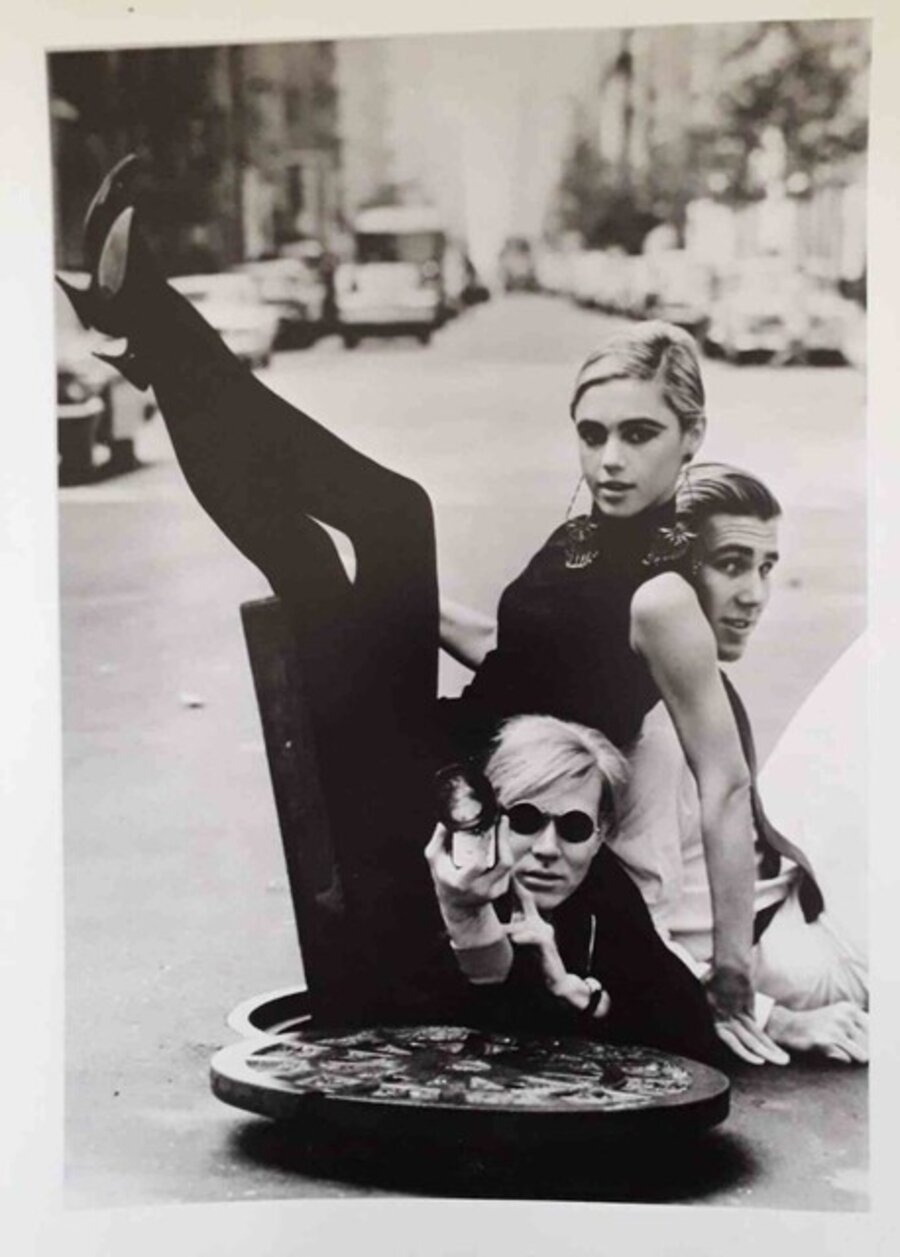 Warhol Sedwick and Andy Warhol for Burt Glinn
