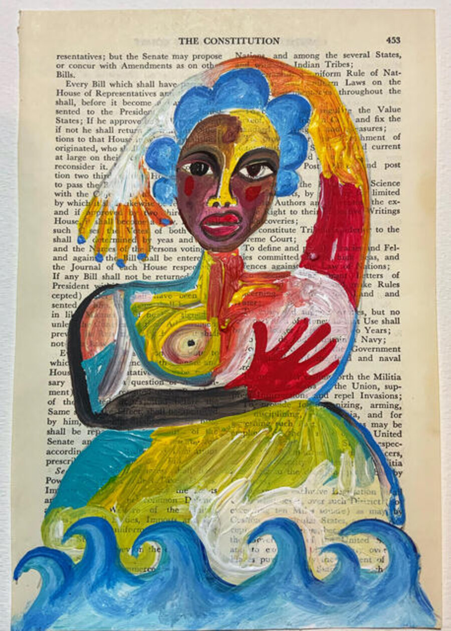 Black Madonna on constitution page