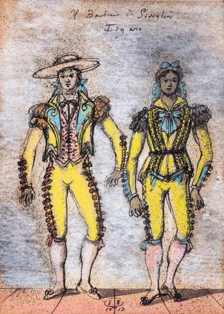 Sketch for Il Barbiere di Siviglia