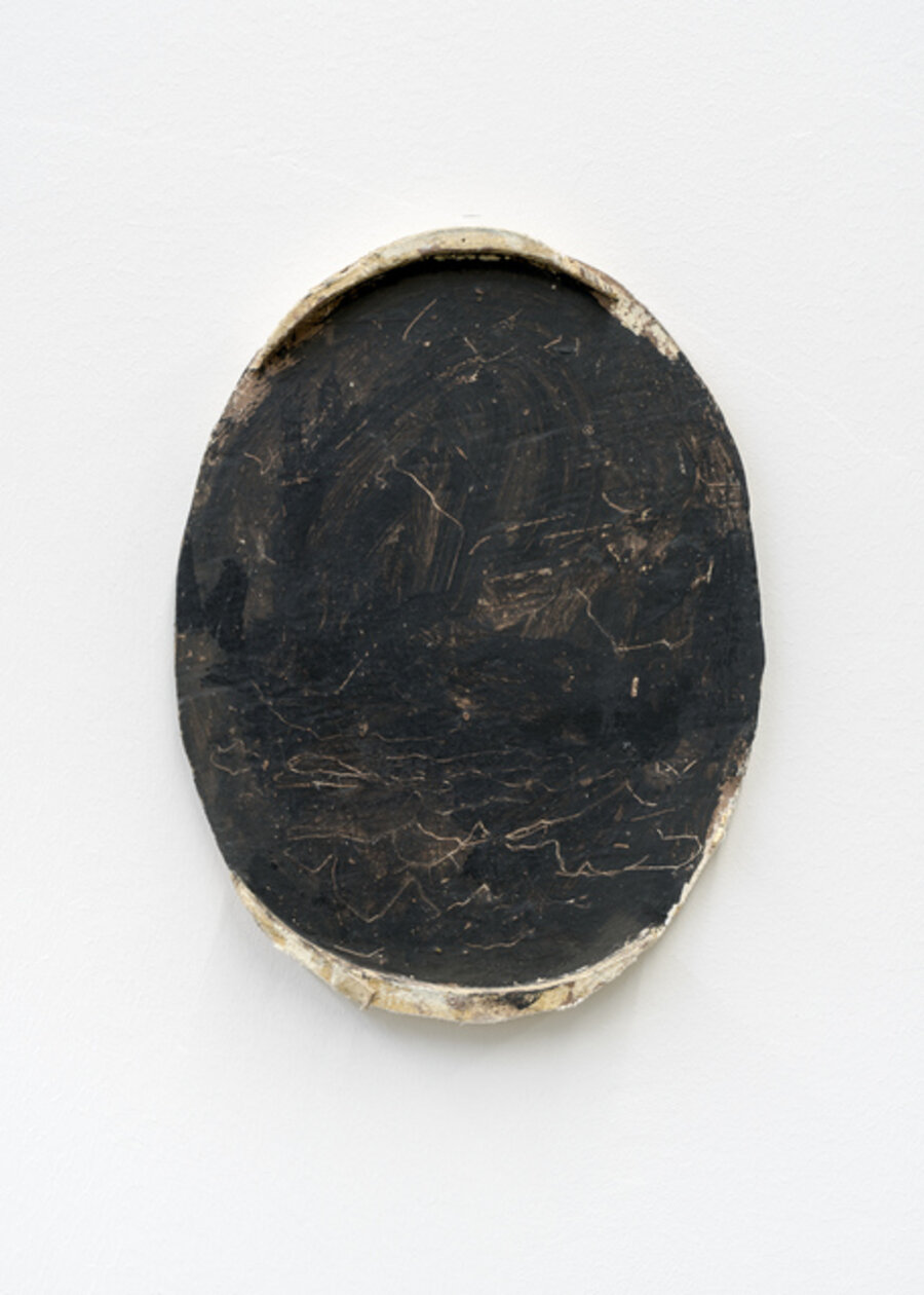 Untitled (black mirror painting)