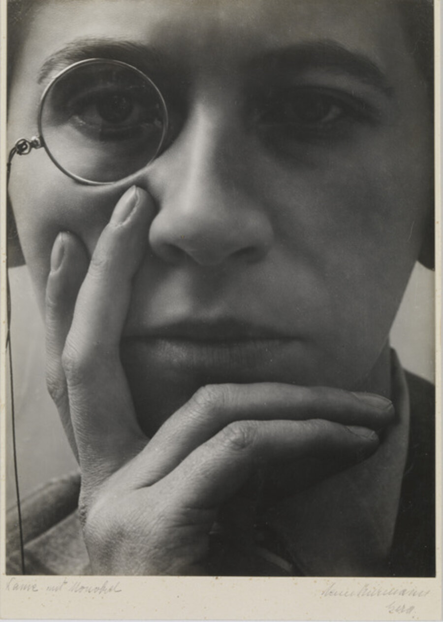 Woman with Monocle (Dame mit Monokel)