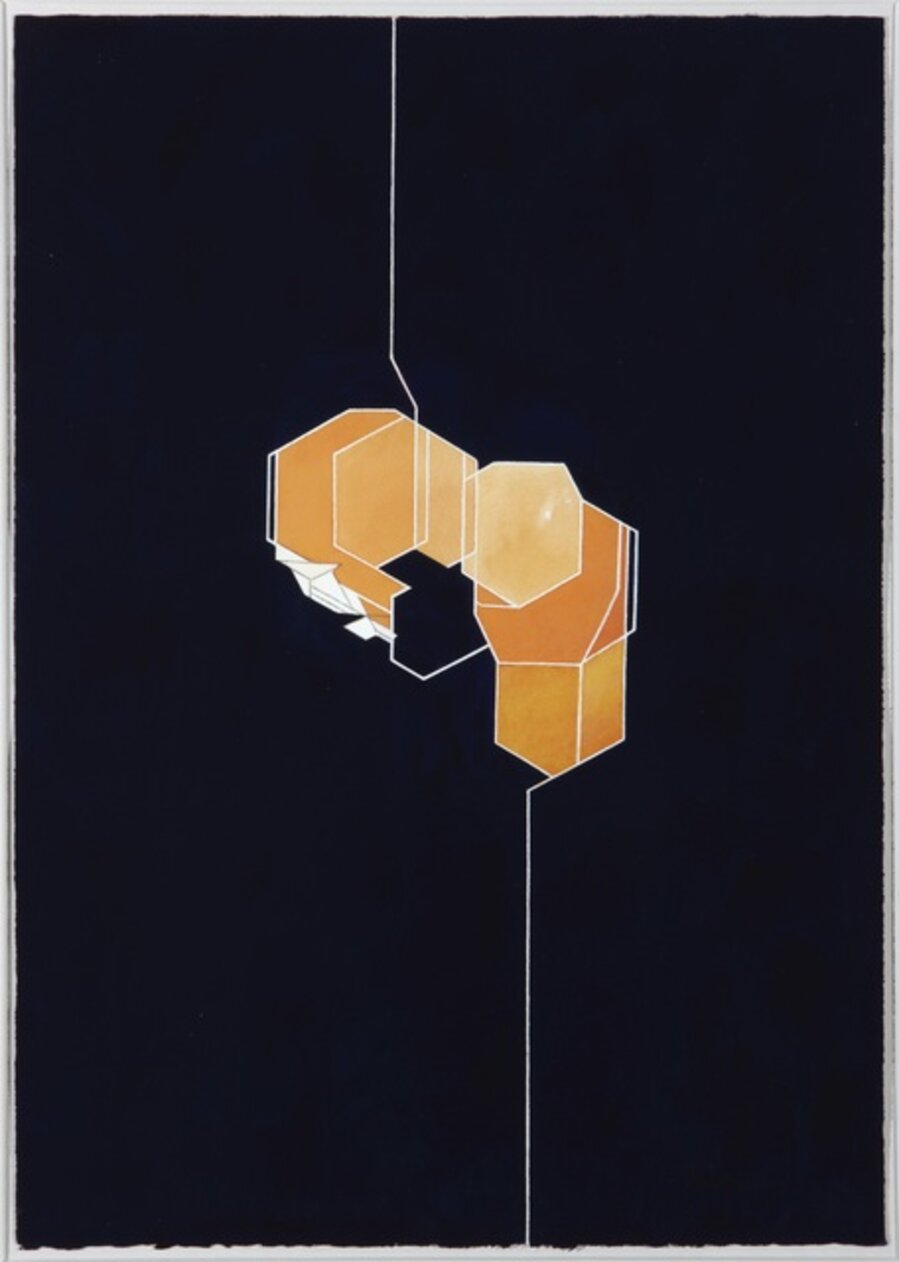 Cristalografía VII/ 1985/ Authenticity certificate by Reina Sofia Museum
