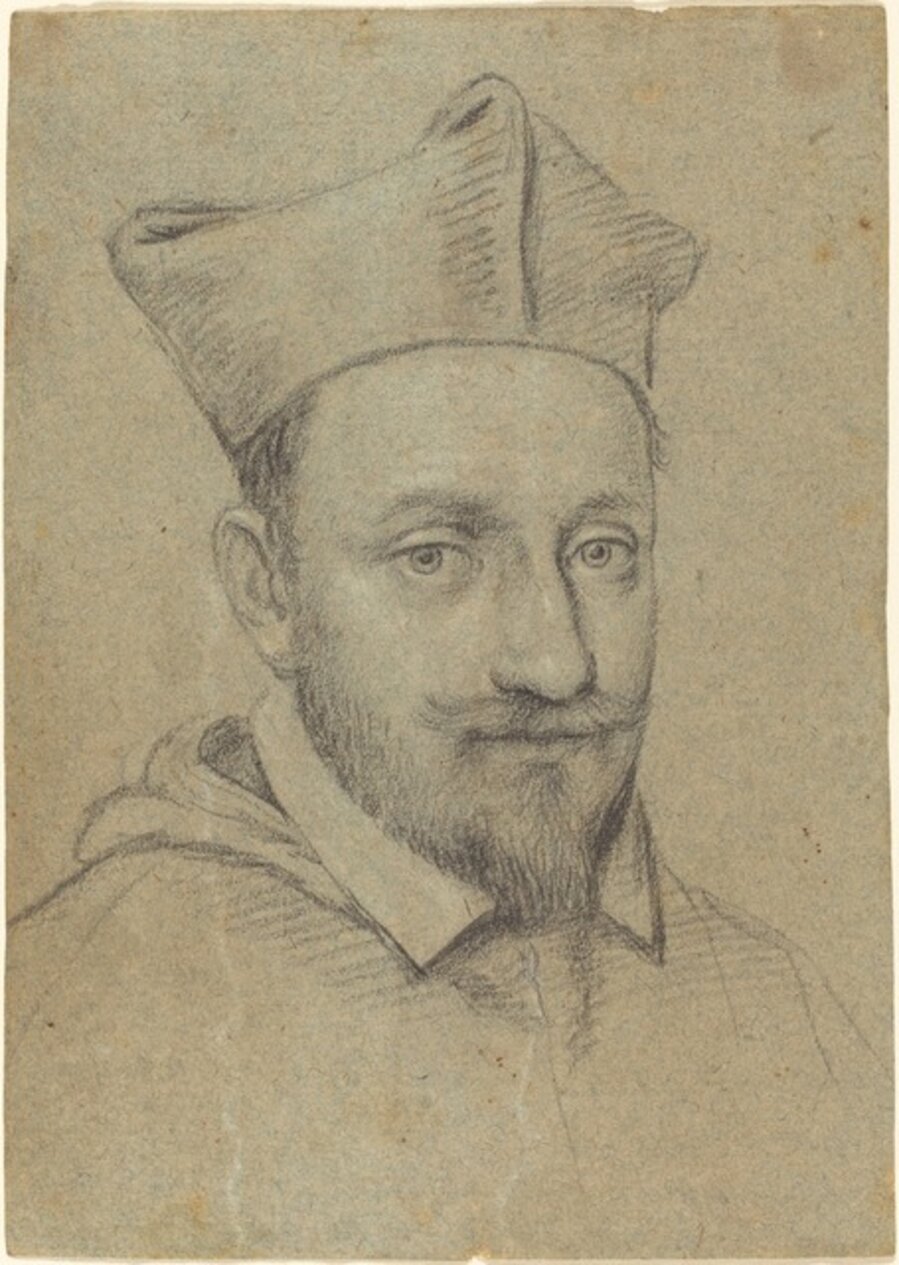 Portrait Head of a Cardinal
