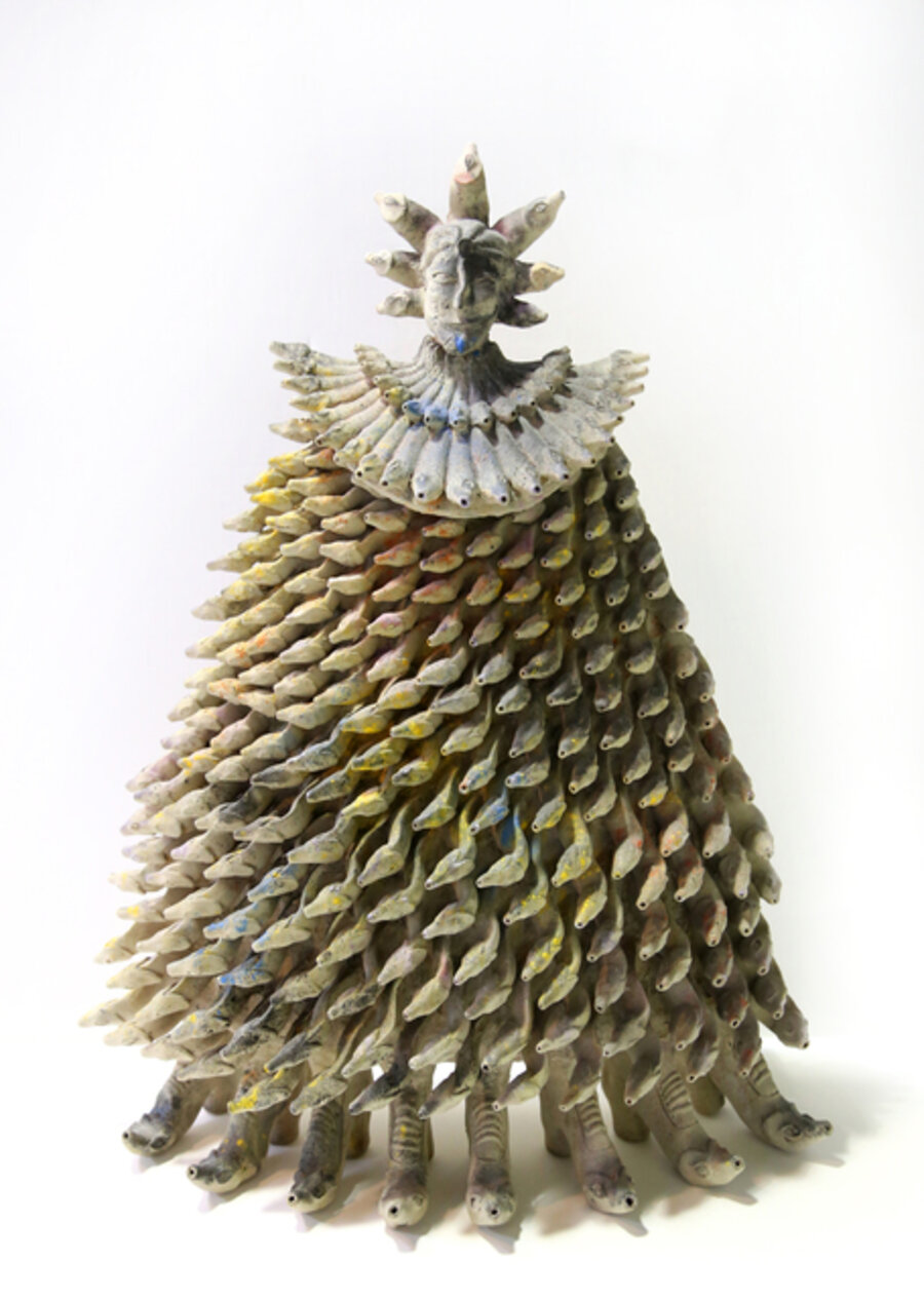 Man with a Coat of Fishes