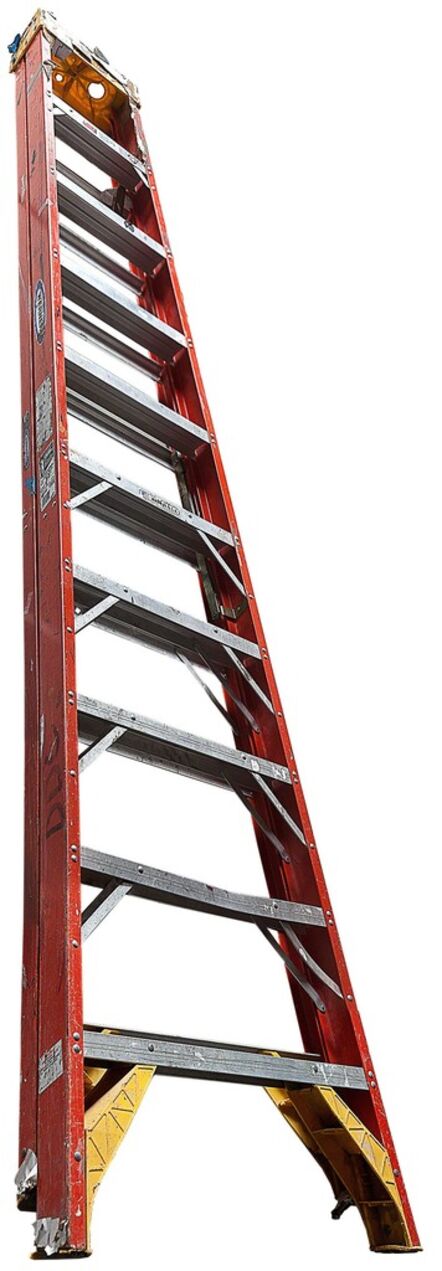 Jennifer Williams, ‘Large Folding Ladder: Orange with Yellow Top’, 2012