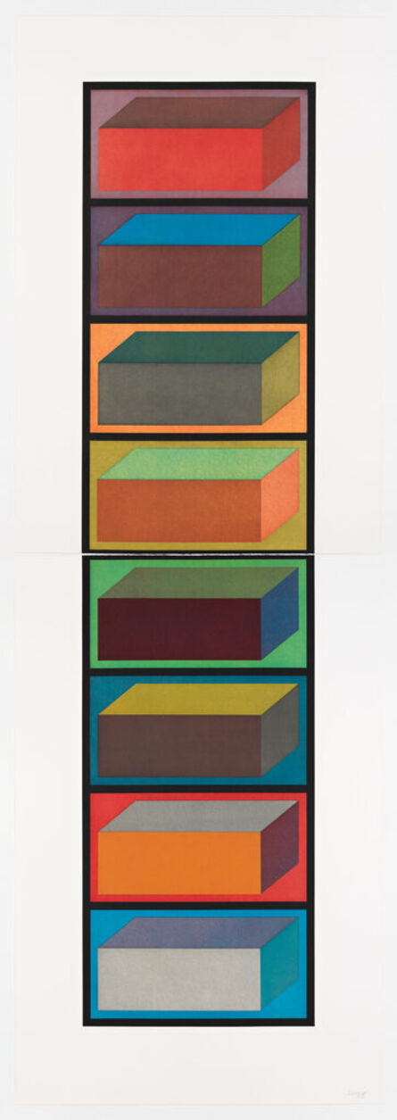Sol LeWitt, ‘Eight Cubic Rectangles’, 1994