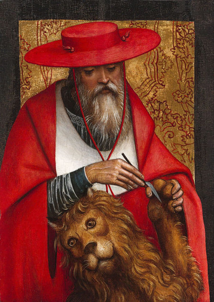 St. Jerome by Defendente Ferrari