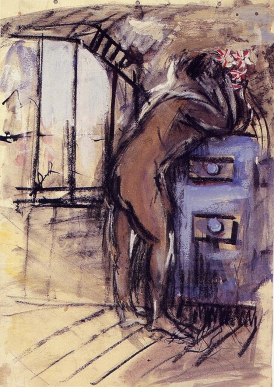 Interior with Figure