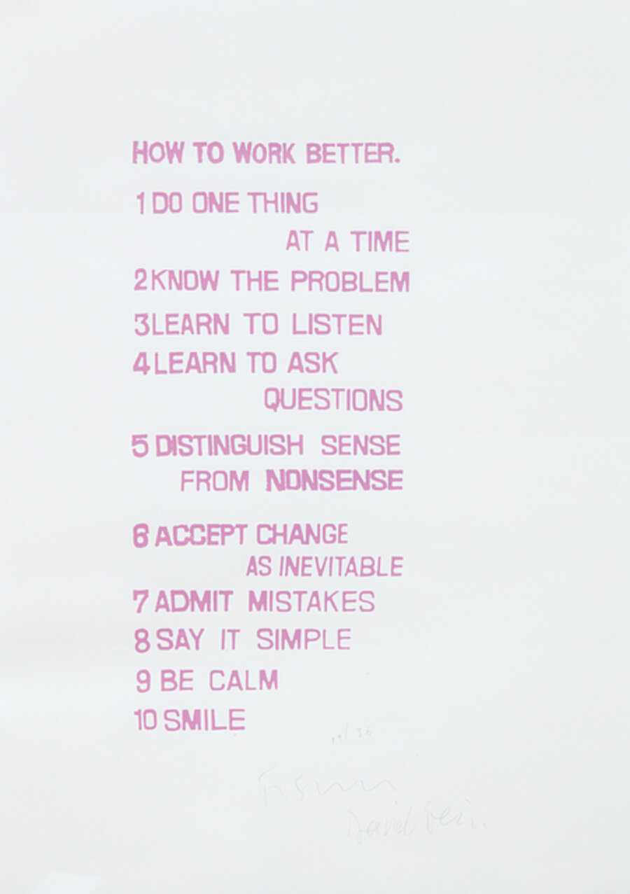How to Work Better