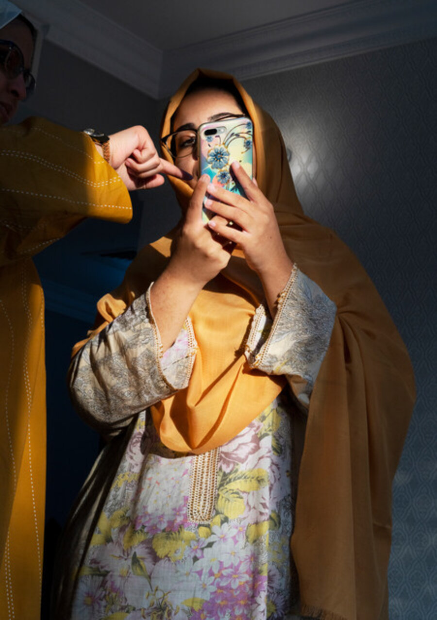 S and A on the Phone