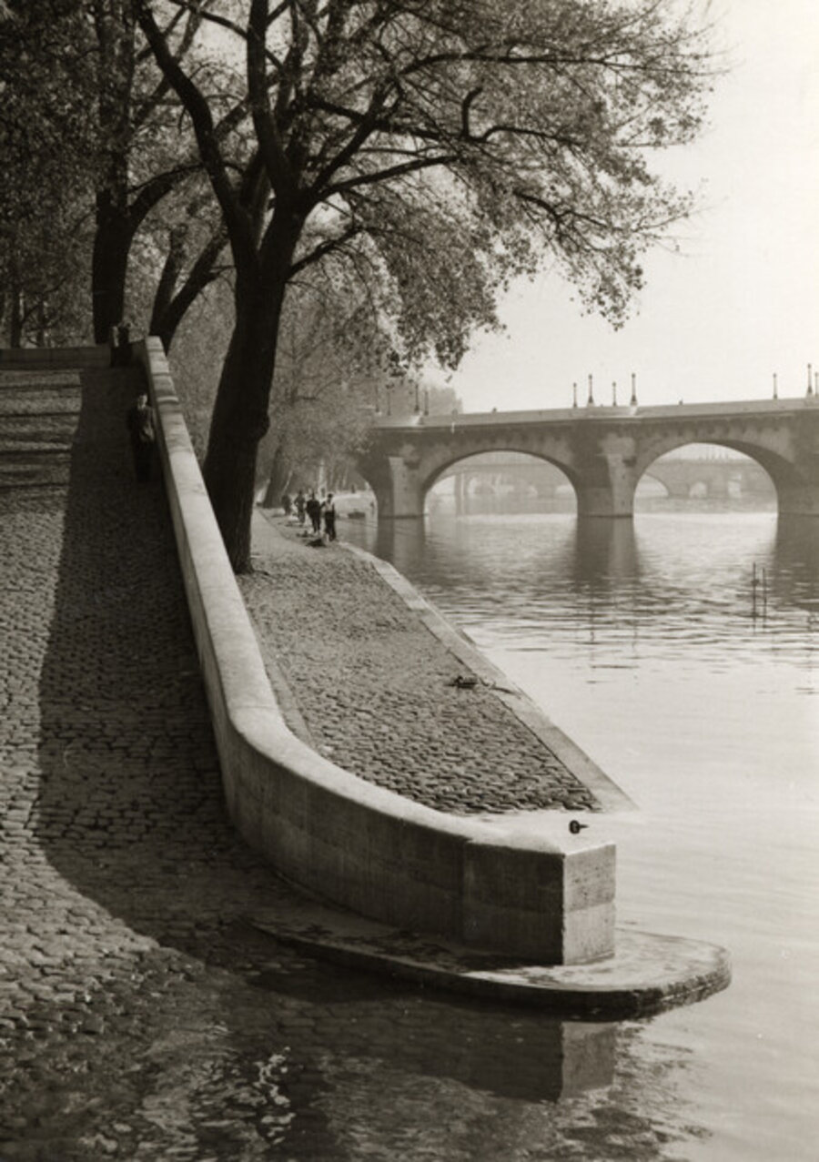 The Seine, Quai du Louvre and Pont Neuf, Paris