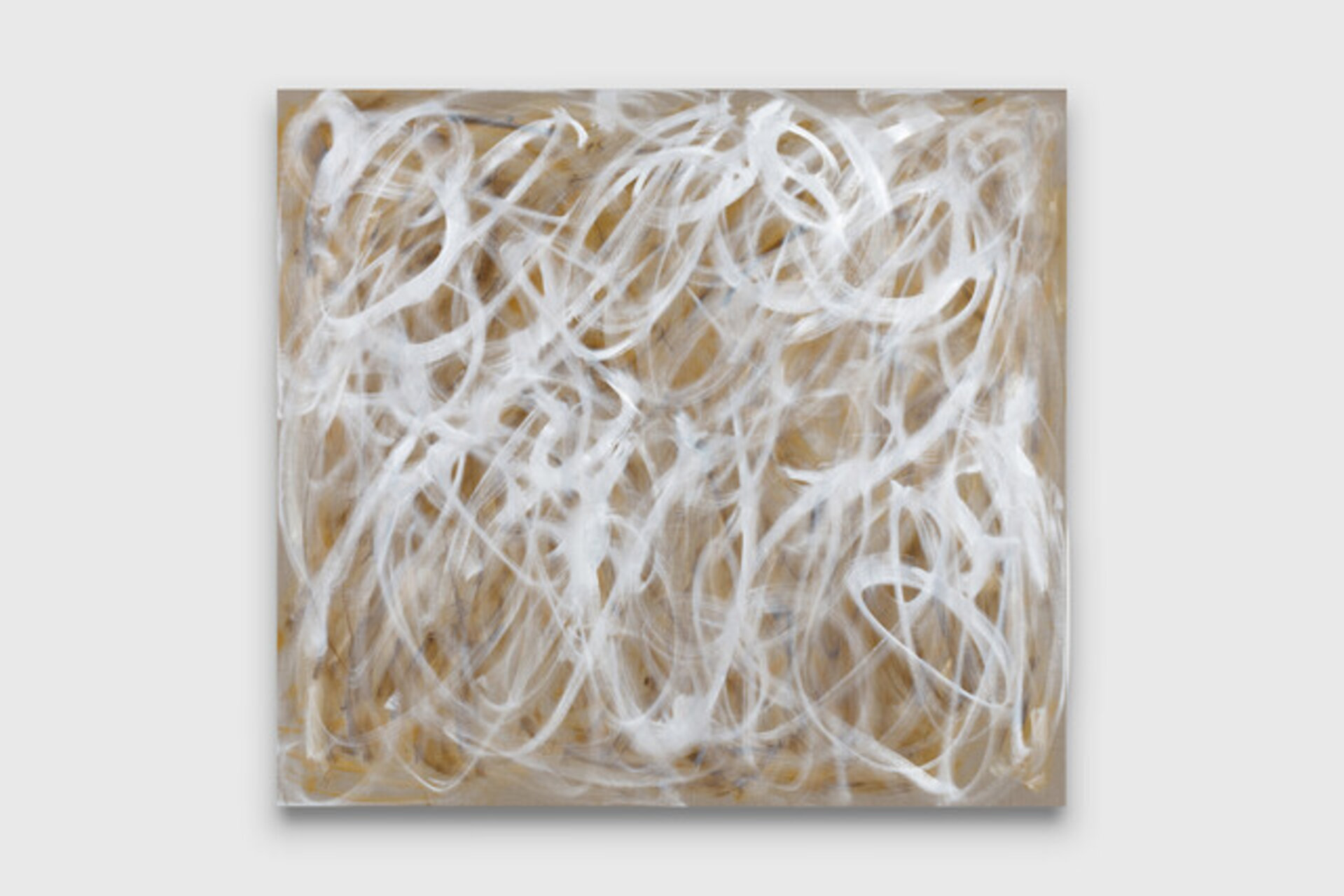 White and brown entangled abstraction