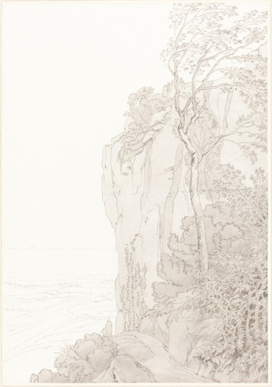 Sheer Cliffs above a Coastal Road