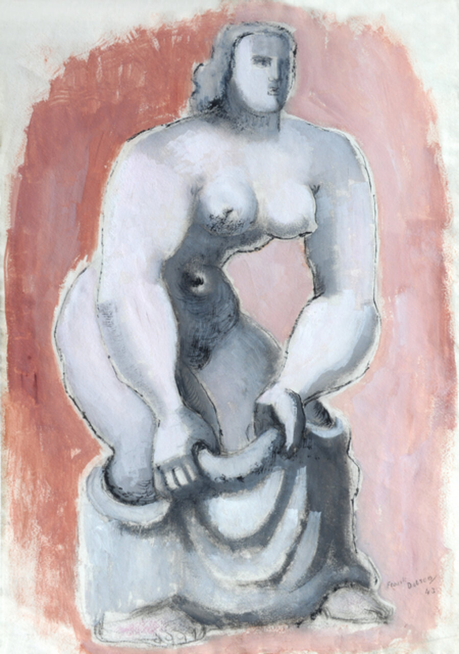 Woman with Towel