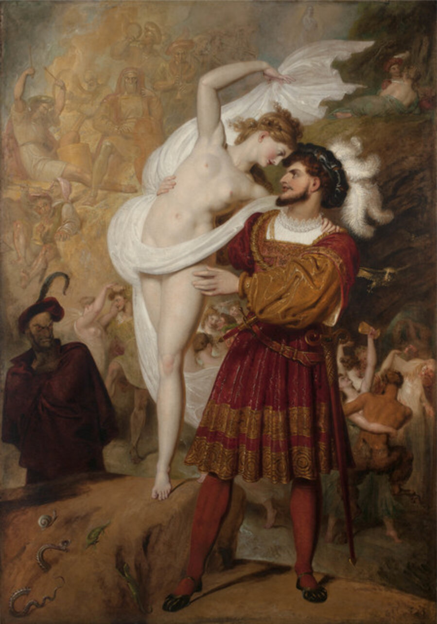Faust and Lilith (Faust preparing to waltz with the young Witch at the Festival of the Wizards and Witches in the Hartz Mountains)