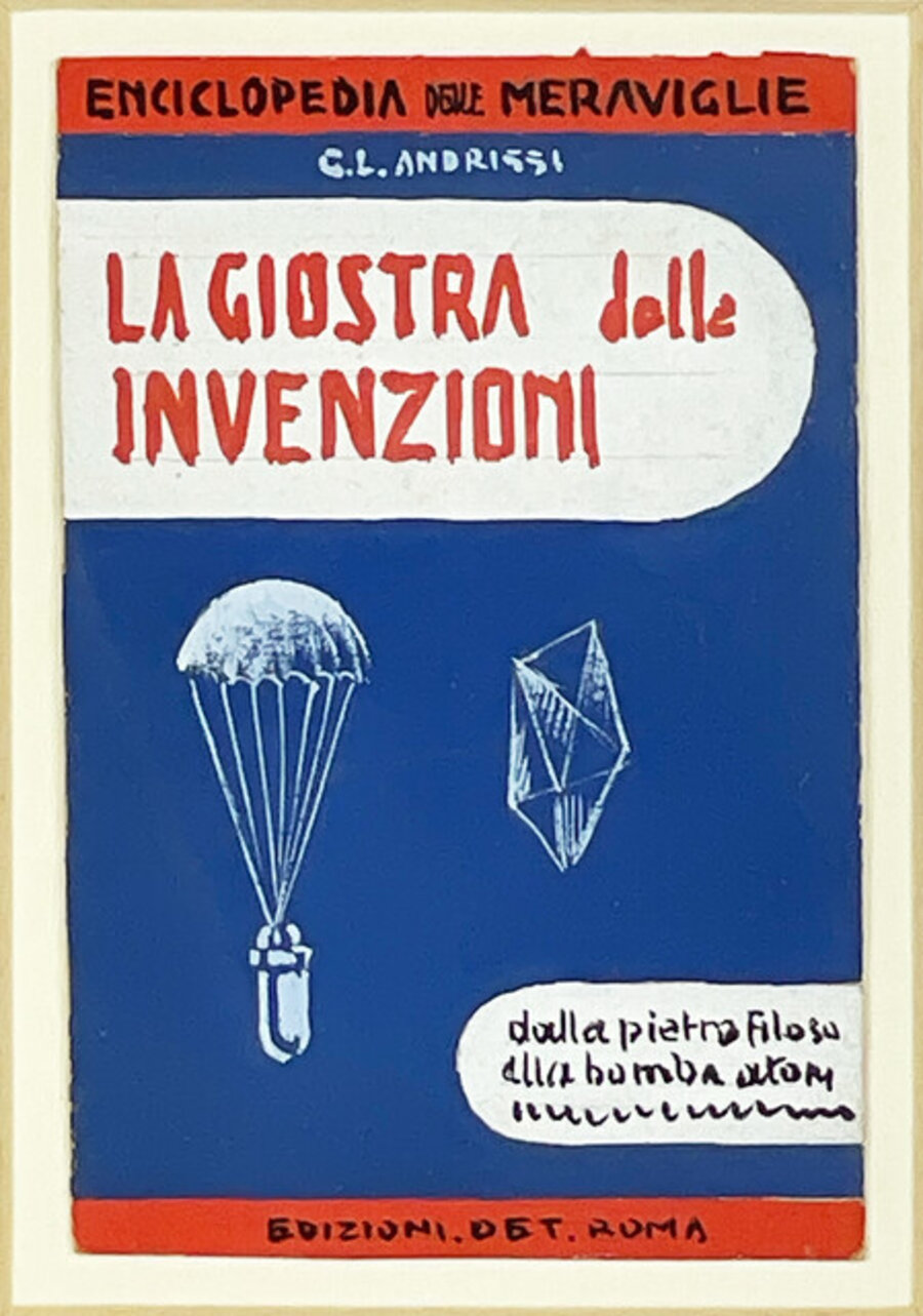 Studio per Copertina: La Giostra delle Invenzioni, (Cover study: The Carousel of Inventions)