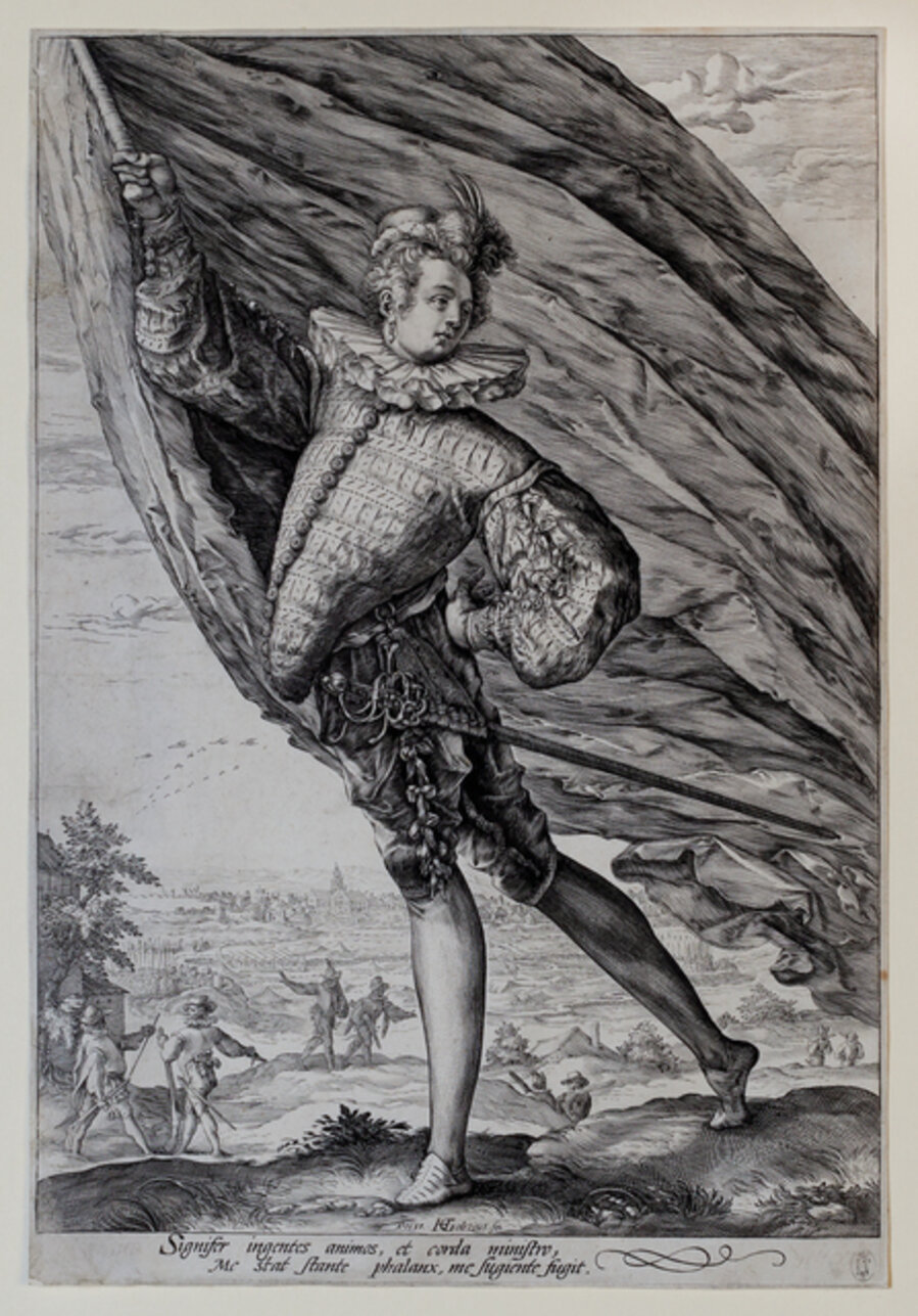 The Standard Bearer Turned to the Left