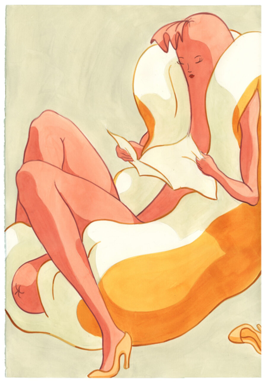 Reading, Sitting
