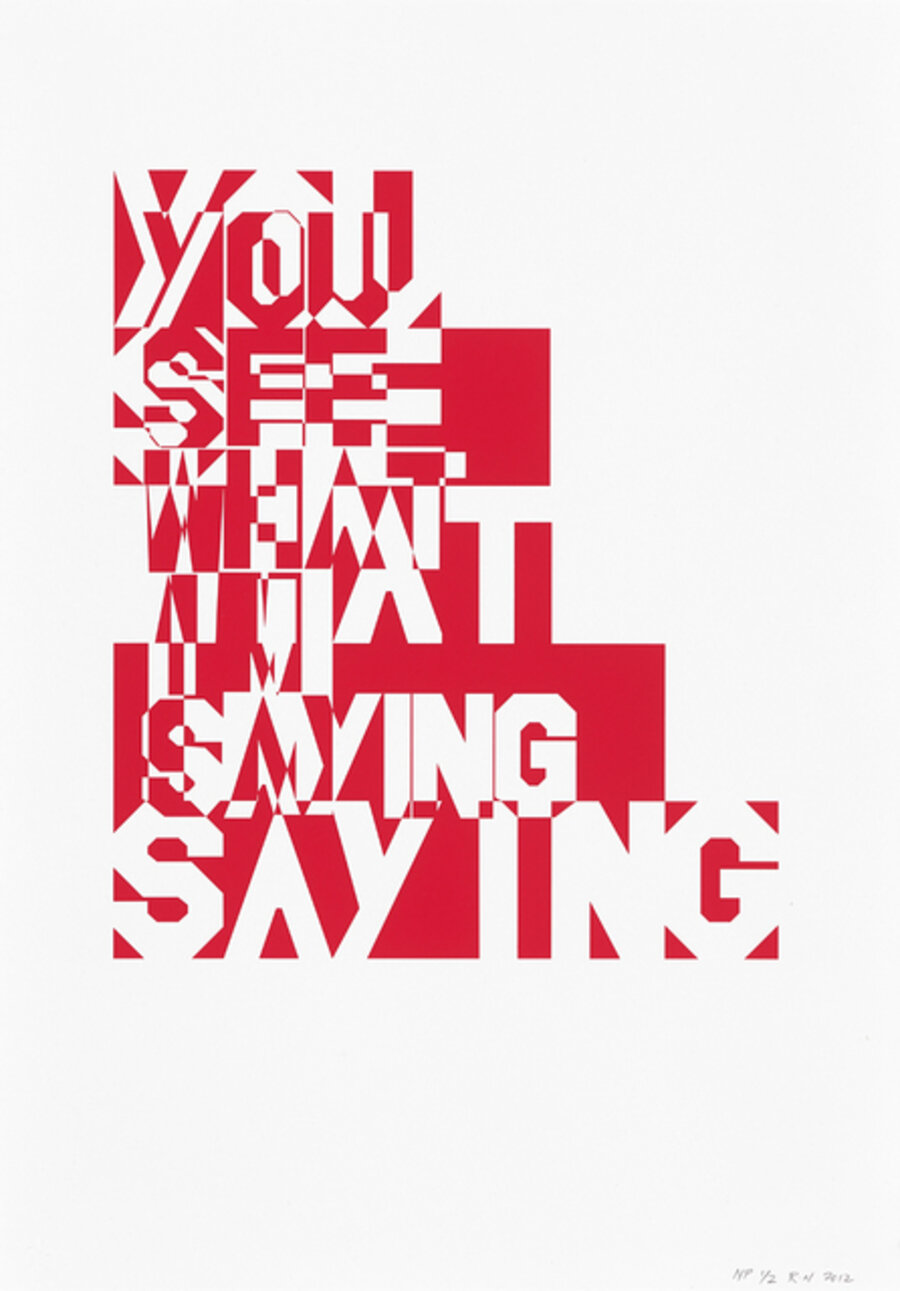 You See What I'm Saying (twice over print version)