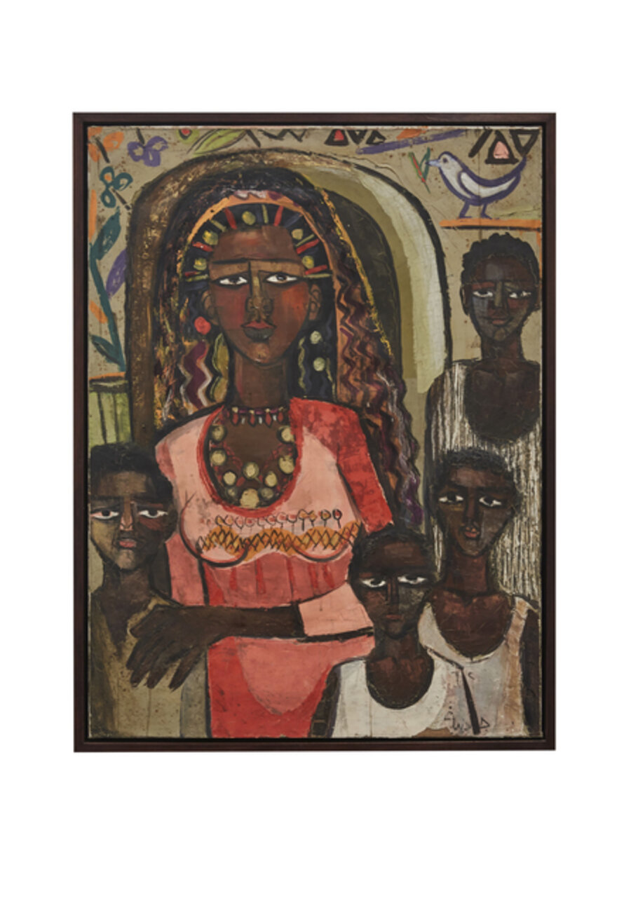 Portrait of a Nubian Family