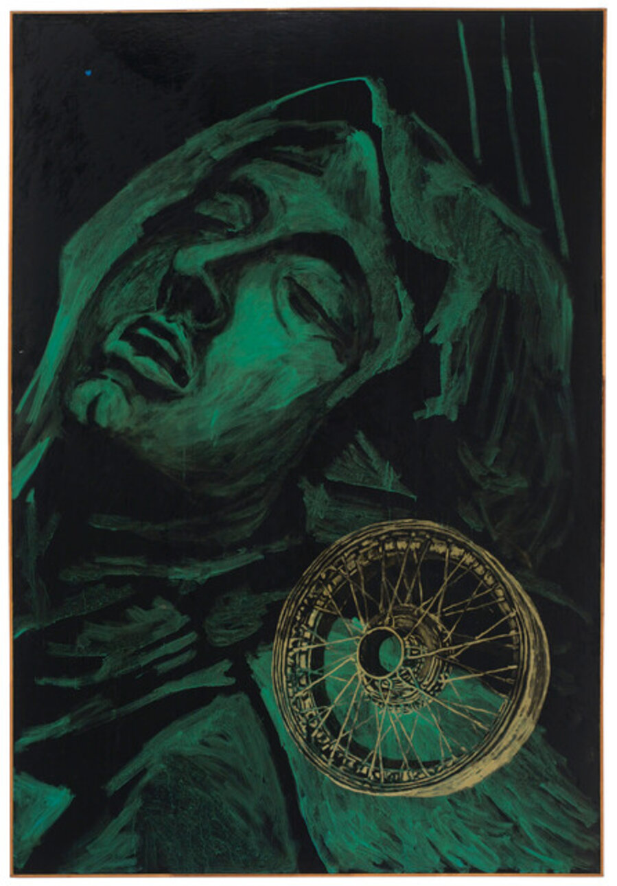 Madonna and Wire Wheel