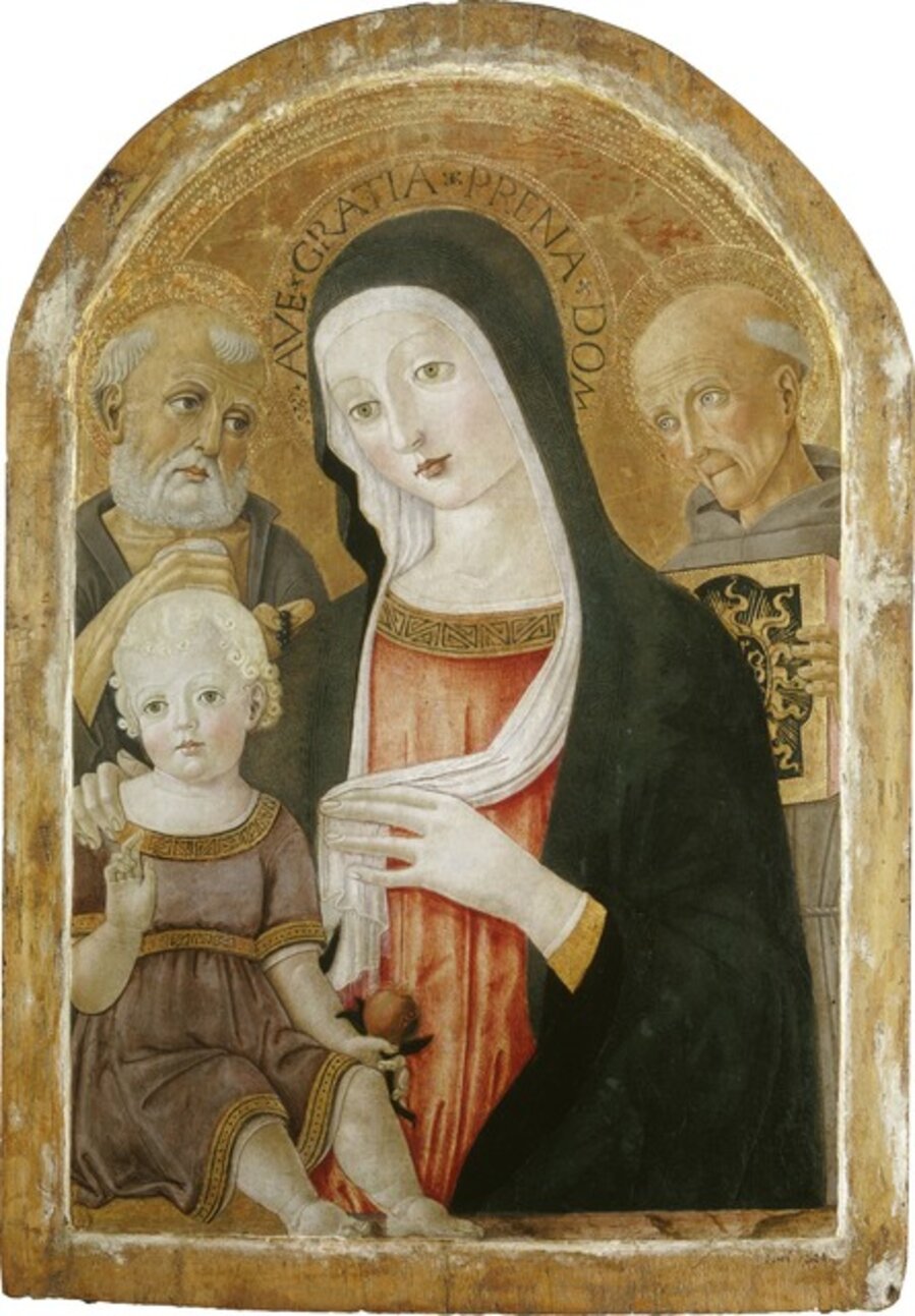 Madonna and Child with Saint Jerome and Saint Bernardino of Siena