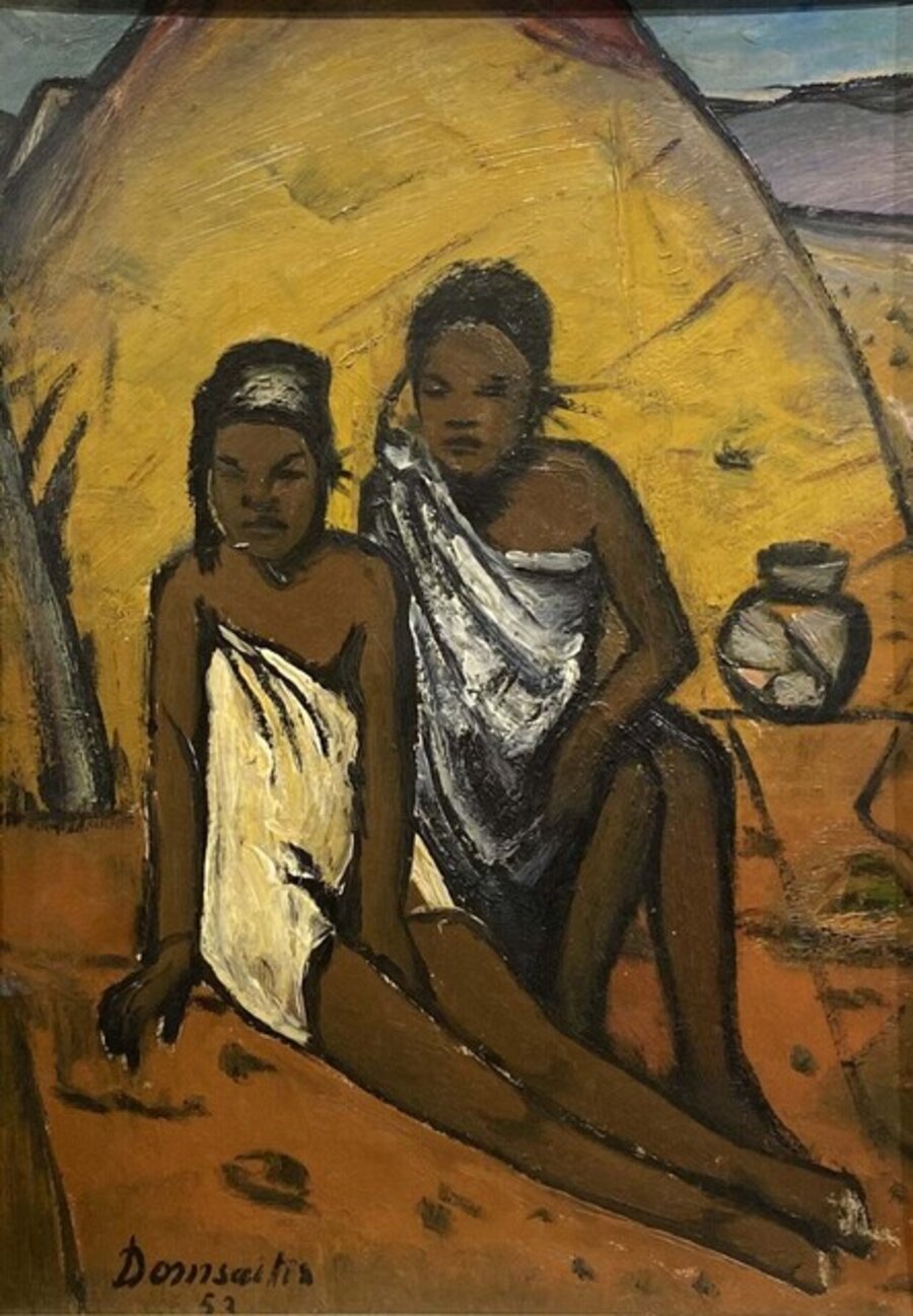Two Women at the Hut