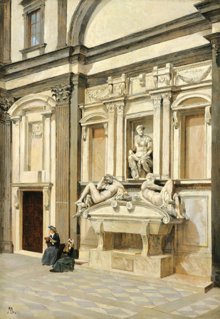 The Medici Chapel at the Basilica of San Lorenzo, Florence