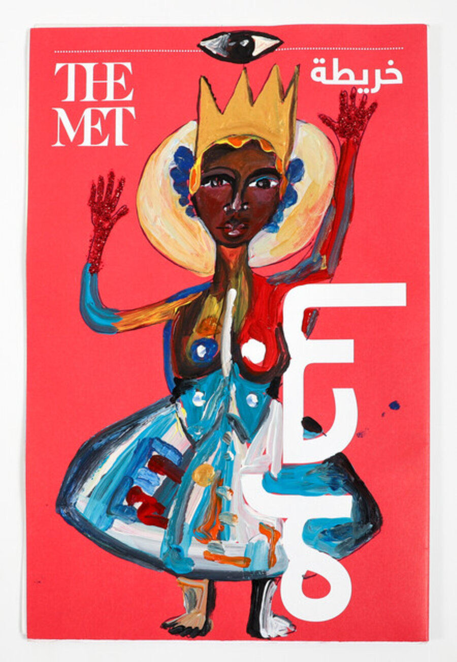 I FOUND MYSELF AT THE MET AND I LOVED ME VERY MUCH: A SERIES OF ECSTATIC BLACK MADONNA PAINTINGS BY THE UNKNOWN AMERICAN PAINTER VANESSA GERMAN WHO ALSO HAPPENS TO BE A KNOWN FAT, BLACK, QUEER SELF TAUGHT MAKER OF PRAYER DEVICES HIDDEN IN PLAIN SIGHT AS ‘SCULPTURE’, YES, HER; SHE PAINTED THESE A LOOSE HALLELUJAH IN THE CANNON OF THE LORD.
