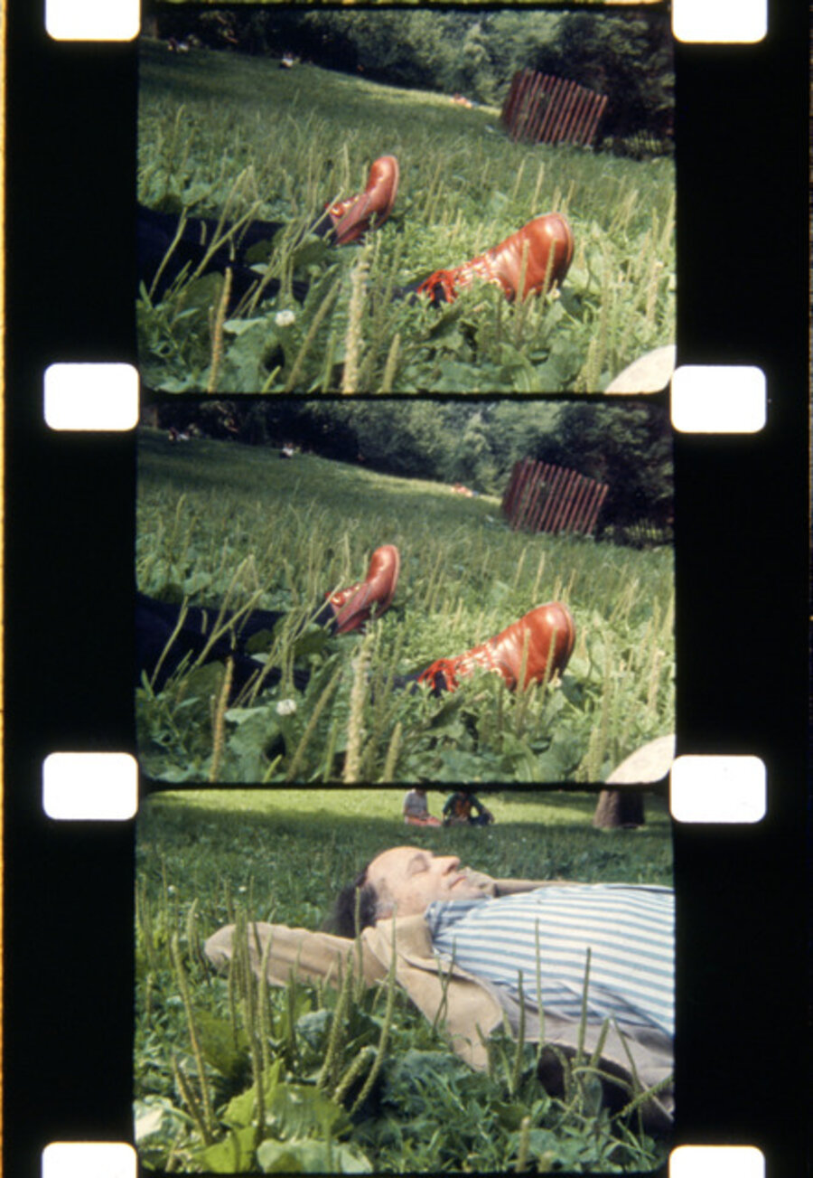 The Film Maker, Central Park, NYC, 1974