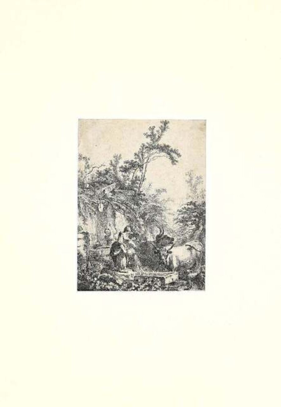 Grazing Herds with Figures