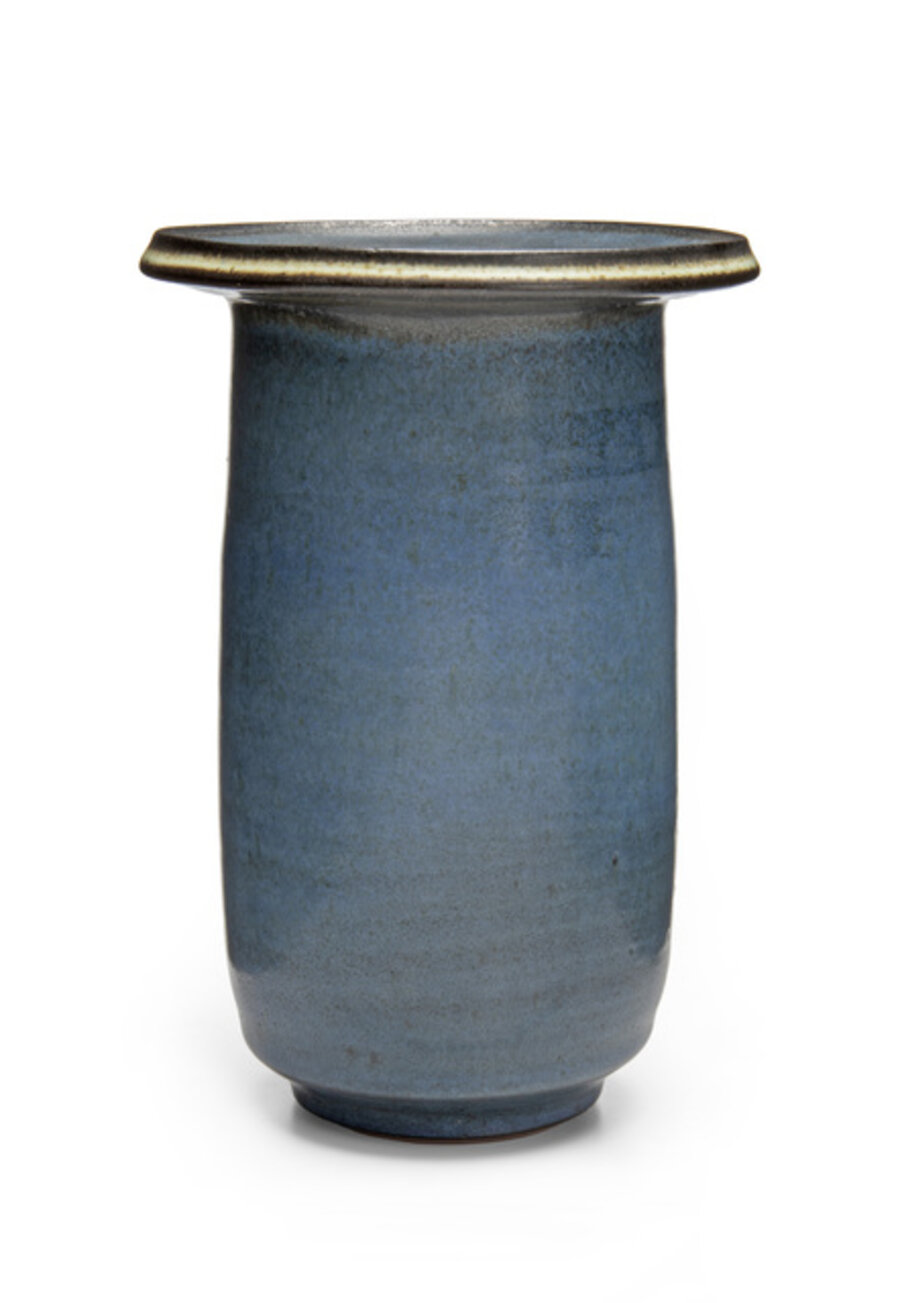 Tall cylindrical vase