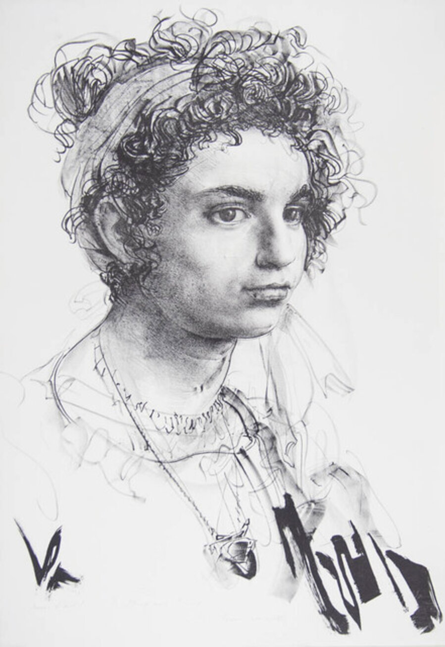 Senza Titolo (Study for a Portrait of a Roman Girl)