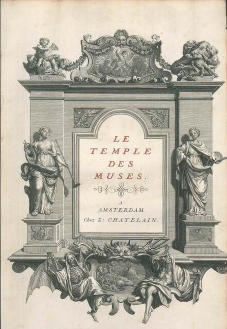 Frontispiece from "Le Temple des Muses"