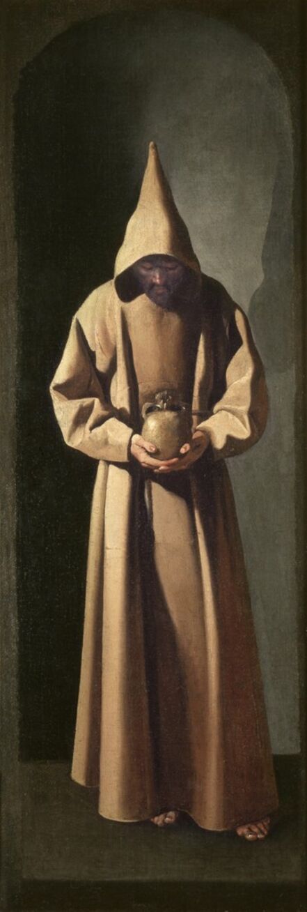 Francisco de Zurbarán, ‘San Francisco de pie contemplando una calavera (Saint Francis Contemplating a Skull)’, ca. 1633-1635