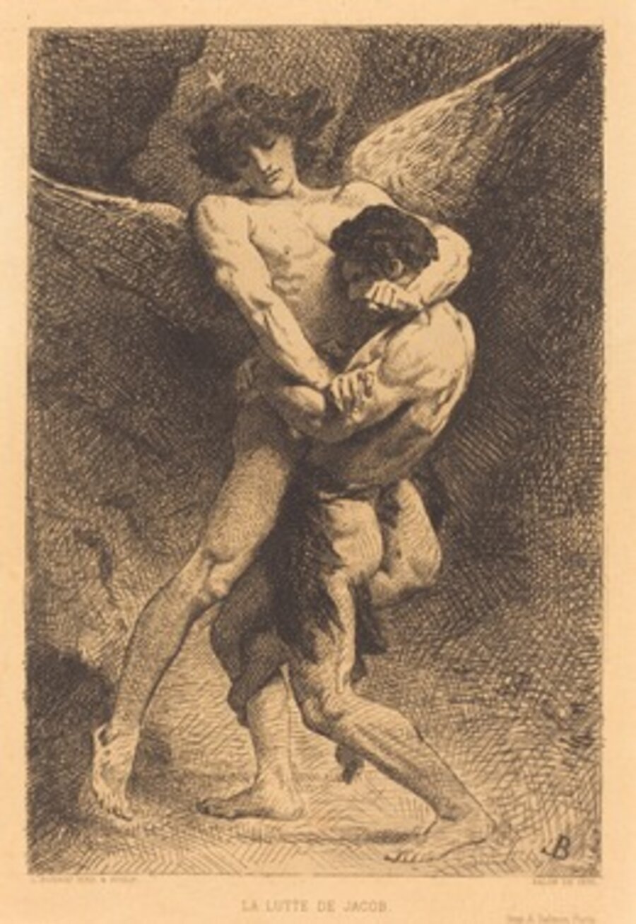 La Lutte de Jacob (Jacob Wrestling with the Angel)