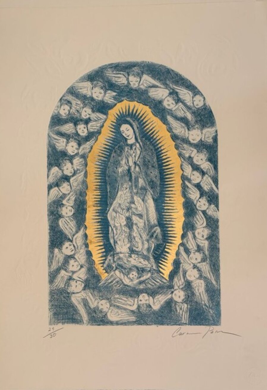 Virgen intaglio