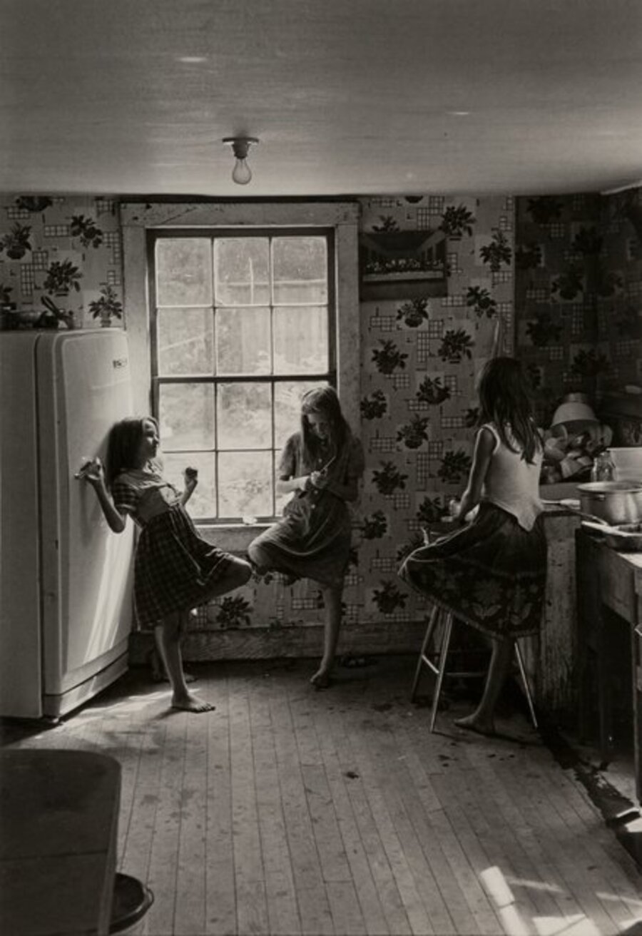 Three Girls in Kitchen, Kentucky