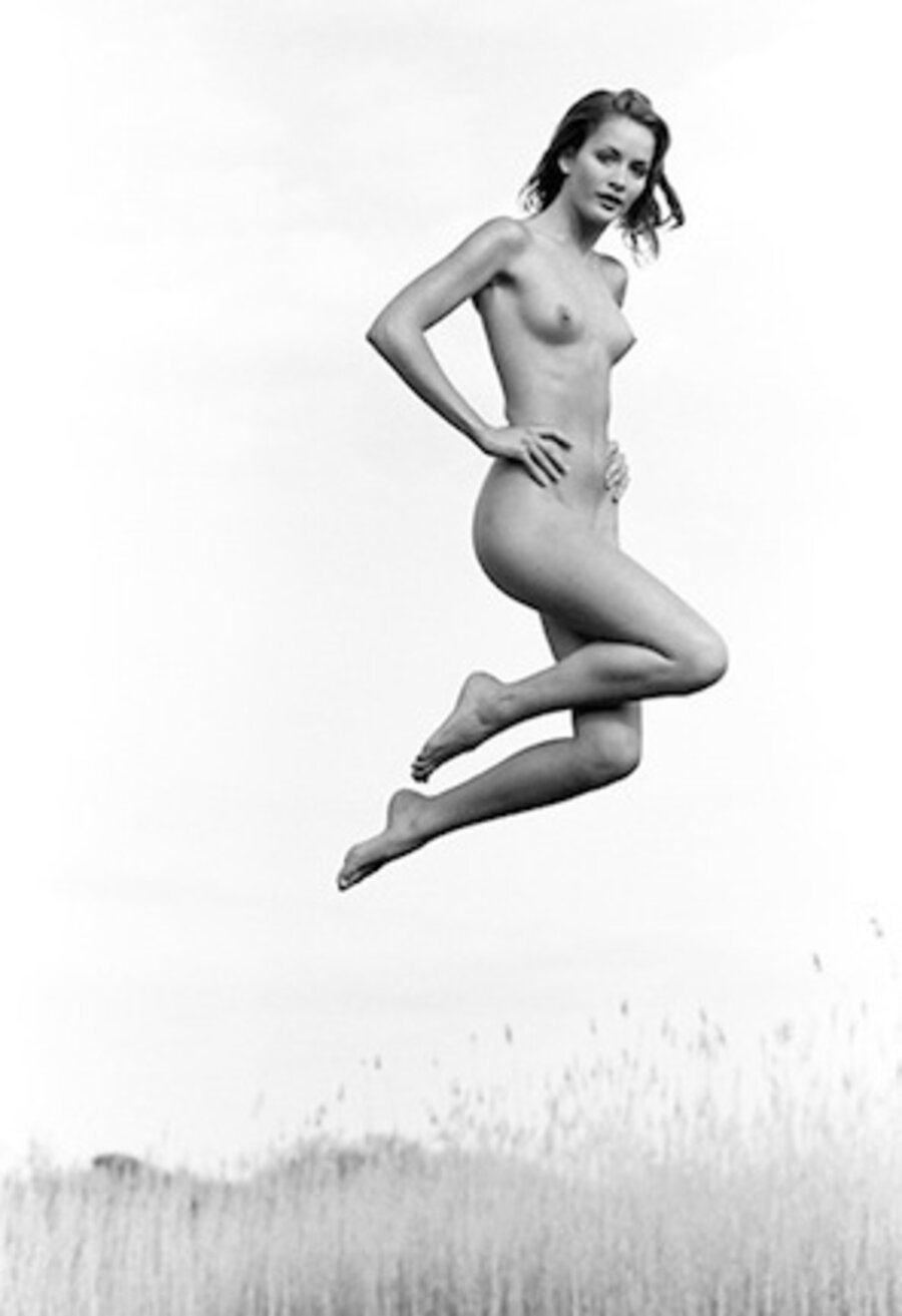 Georgina Jumping Nude, British Vogue