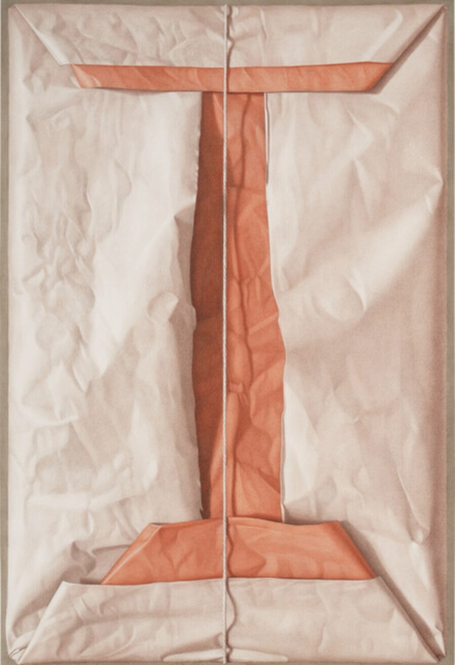Orange and White Package