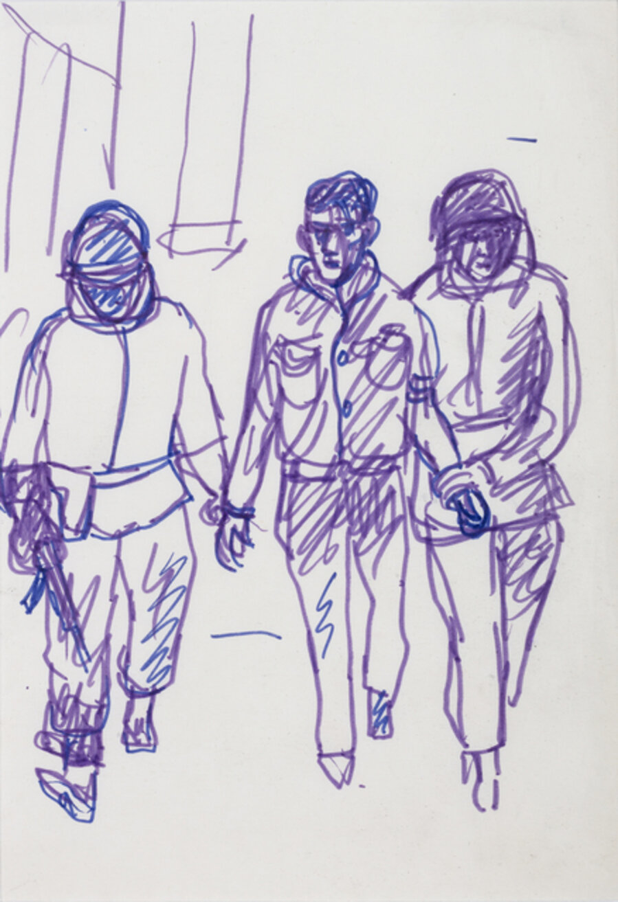 Sin Título (Militante detenido). De la serie "Mexico '68" / Untitled, (Militant detained). From the series "Mexico '68"