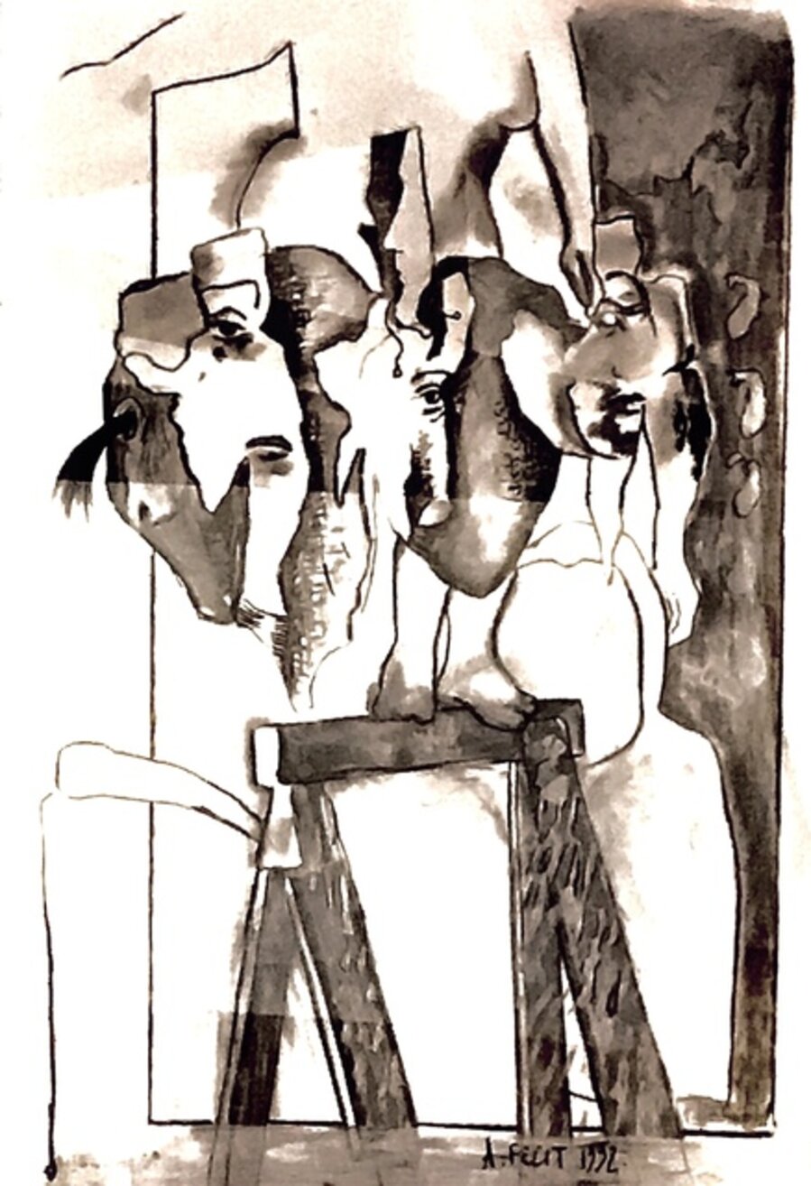 Acteon Fecit, Self-Portrait