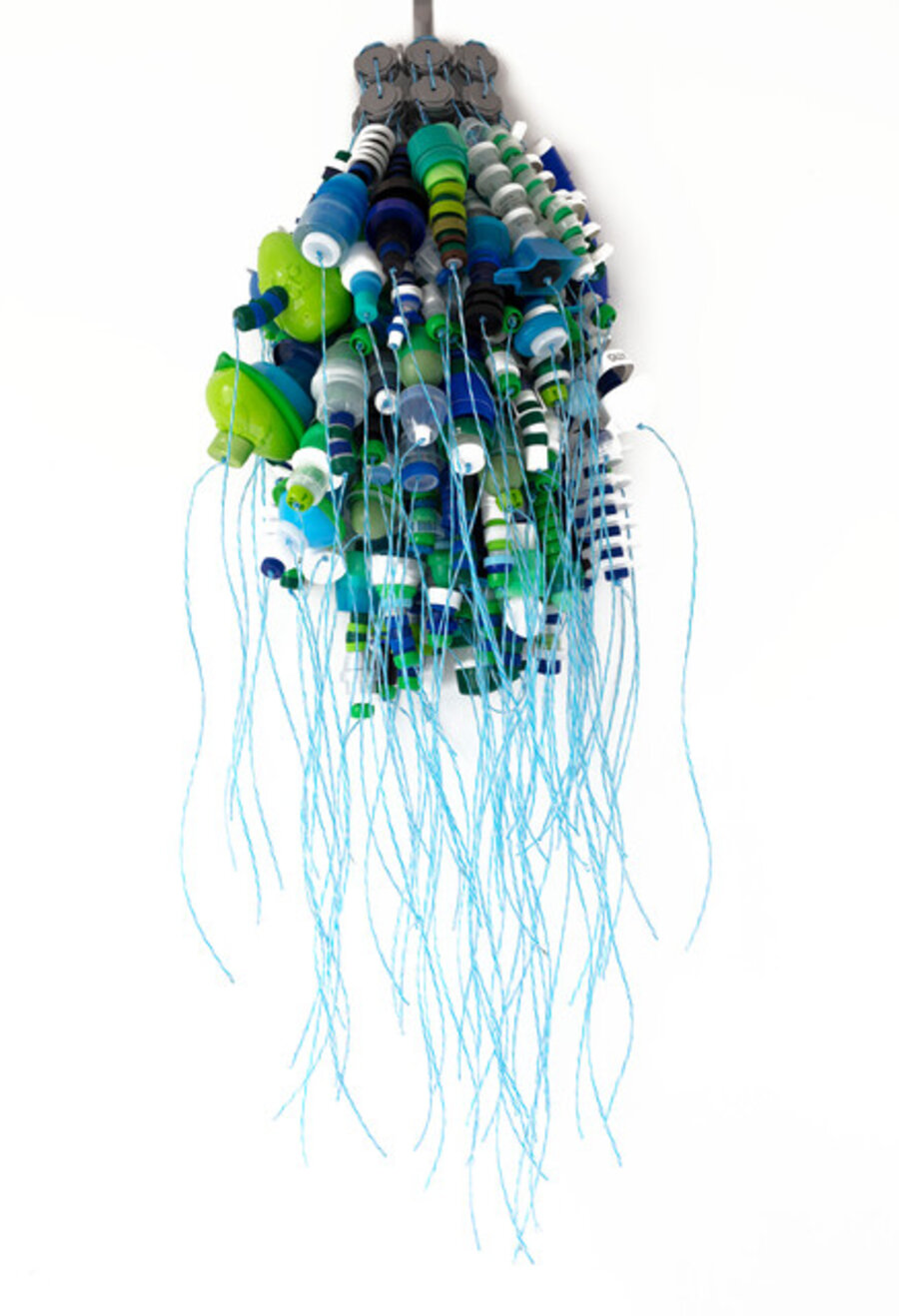 Upcycled Wall Sculpture: 'Head Full of Joyful Noise'