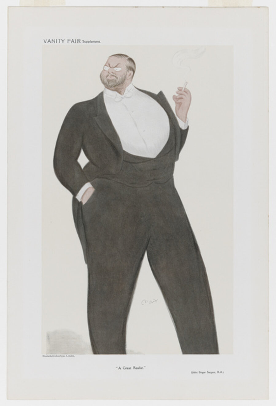 Vanity Fair Supplement, "A Great Realist"